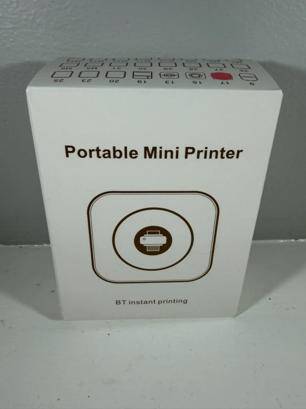 BT Instant Printing Portable Mini Printer Open Box Pink